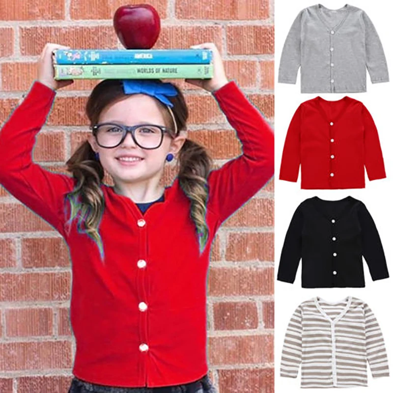 Осенне зимние хлопковые свитера Верхняя одежда для маленьких детей вязаный