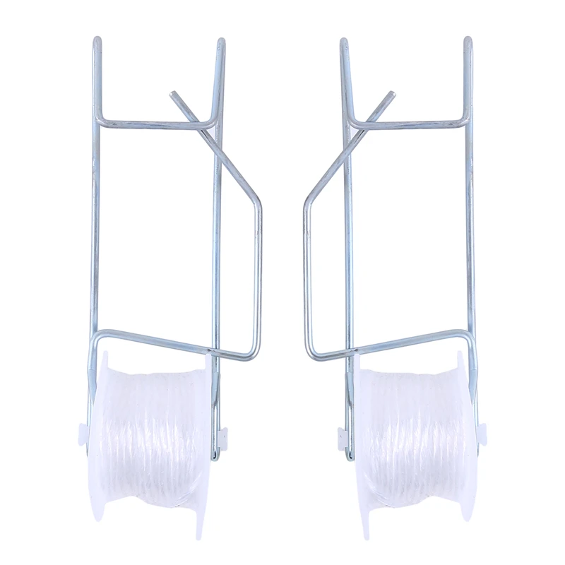 

2Pcs Garden Tomato Hooks Trellis Rollerhook Vegetable Planting Support Clamps Planting Tomato Hooks Garden Planting Tomato Cli