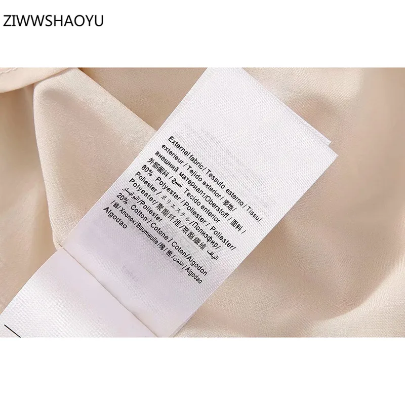 

ZIWWSHAOYU 2021 Summer Woman Multicolor Lapel Stitching Flowers Hollow Out Button Pleated Hem Solid Elegant A-Line Dress