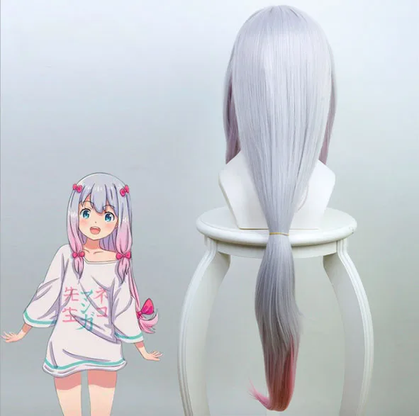 

Anime Eromanga Sensei Cosplay Wigs Sagiri Izumi Cosplay Wig Heat Resistant Synthetic Wig Hair Halloween Party Women Cosplay Wigs