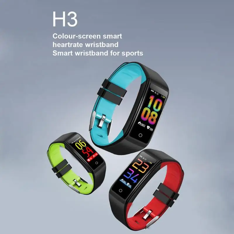 

H3 high quility Smart Band Blood Pressure Heart Rate Monitor IP67 Waterproof whatsApp reminder Bracelet for Android iOS