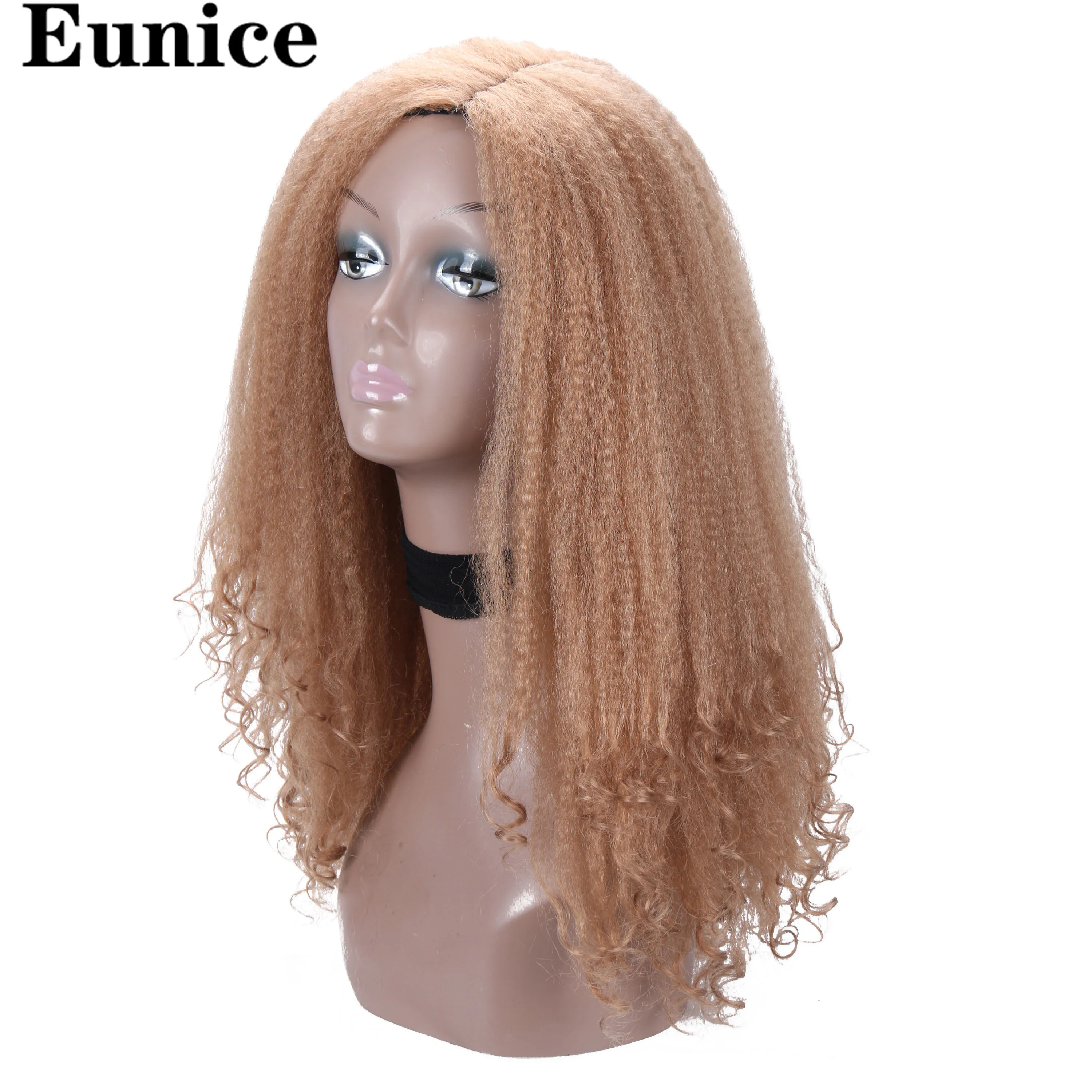 22 дюймов длинный кудрявый парик Омбре синтетические парики для черных женщин