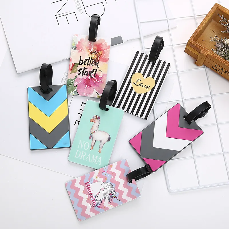 

Multicolor Style Travel Luggage Tag Women Men Portable Label Suitcase ID Address Holder Baggage Boarding Tag