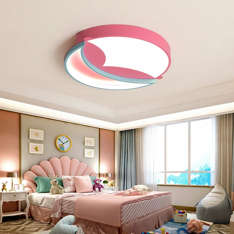 Современная Люстра для гостиной спальни розового синего цвета маленьких