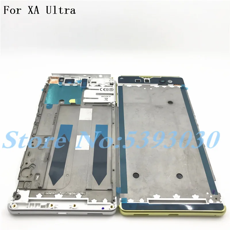 Рамка для ЖК экрана передняя рамка Sony Xperia XA Ultra C6 F3215 F3216 F3212|Корпусы и рамки