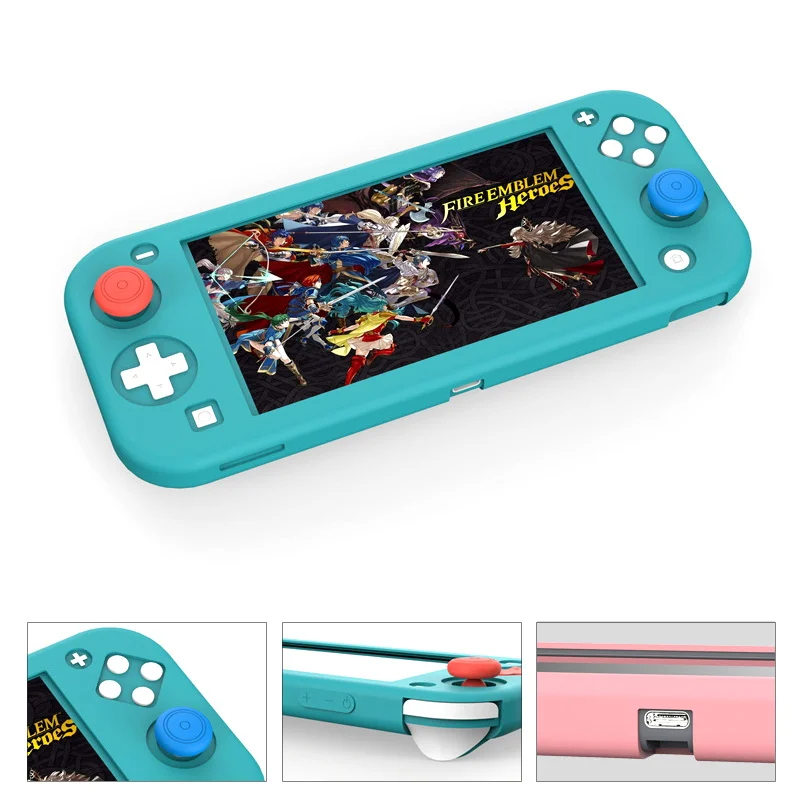 Мягкий силиконовый защитный чехол для Nintendo Switch Lite игровой консоли защитные
