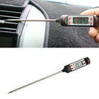 Автомобильный термометр для кондиционера, диапазон с длинным зондом, ЖК-дисплей, цифровой датчик температуры, инструмент для проверки-50  C  + 300  c