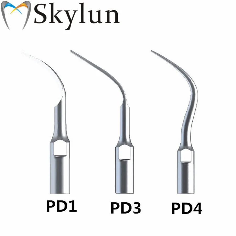 

3PCS Dental Ultrasonic Scaler Tips PD1 PD3 PD4 Scaling Tips Fits SATELEC UDS NSK Handpiece CE Approved Tooth Whitening