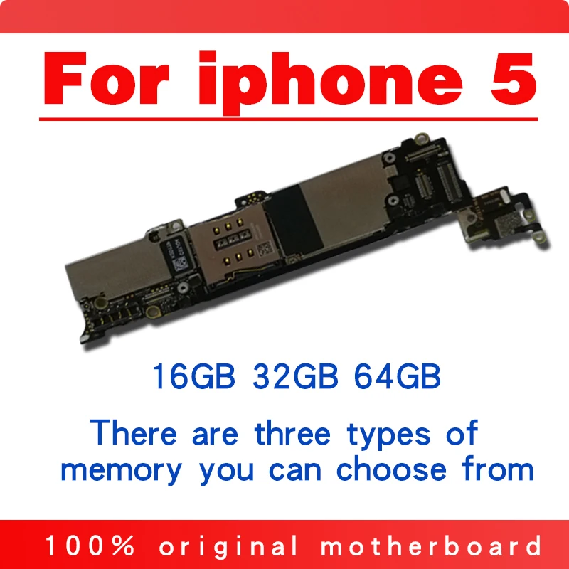 Полный разблокирован для iphone 5 материнская плата 100% оригинал в разобранном виде 5G