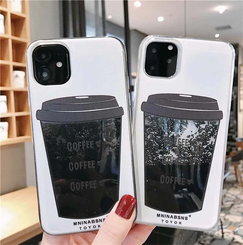 For Samsung galaxy J330 J530 J730 J3 J5 J7 2017 Case Coffee Cup Quicksand Silicone Cover for Galaxy 2016 Fundas | Мобильные телефоны