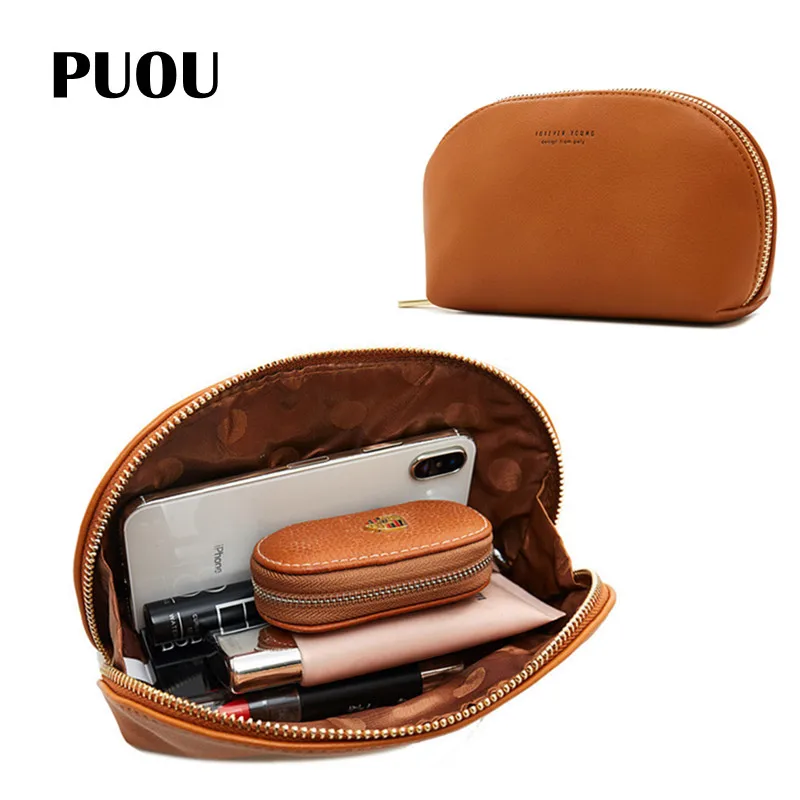 PUOU Новые портативные косметички косметичка для женщин водонепроницаемые