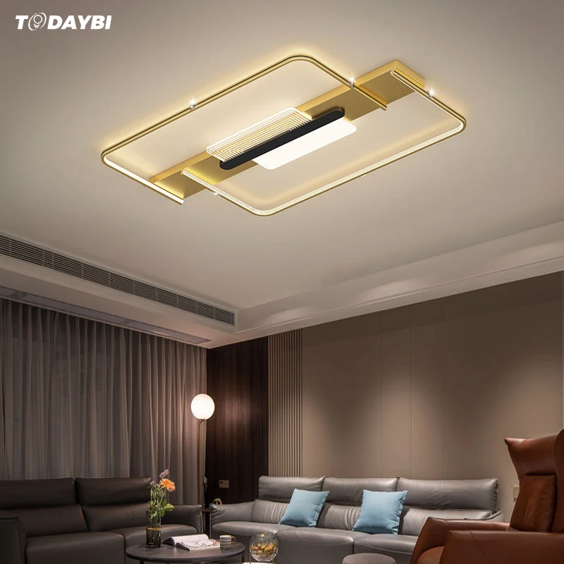 

110V 220V Modern LED Ceiling Light For Living room Bedroom Dining room Kitchen Foyer Black Chandelier Ceiling Lamp Luminaires.