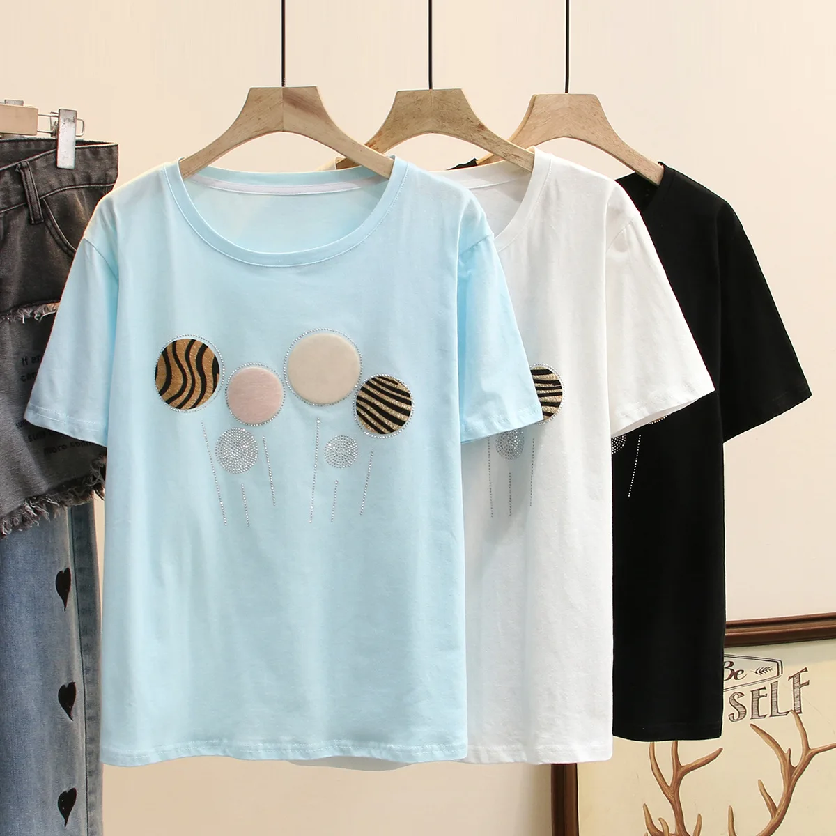 

Летняя футболка, женская одежда, футболки 2021, повседневные женские топы с коротким рукавом, горячая расклешенная круглая женская футболка