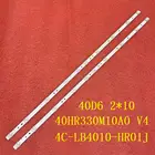 Светодиодная подсветка для TCL LED 40d3000 40S6500FS 40S6500 40F6F 40L2F 40S325 40D6 10X2 4C-LB4010-HR01J THOMSON 40FE5606, 2 шт. светодиодный комплект