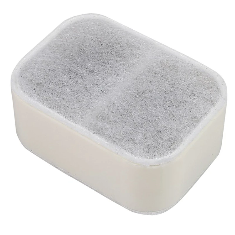 

Ceramic Pet Lotus Pet Water Fountain Replacement Filters 8Pcs Premium Cotton Activated Carbon and 2Pcs Foam Filters, White