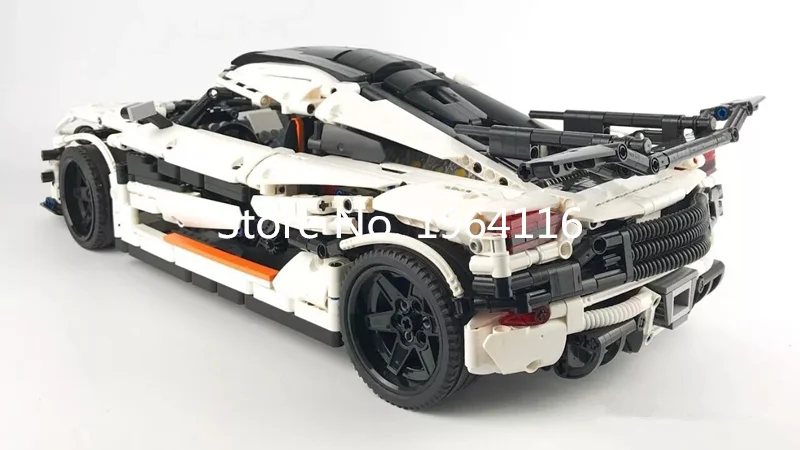 Новая серия Technic The One: 1, модель спортивного автомобиля, строительные блоки, совместимые 4789, Классические игрушки MOC для стайлинга автомобилей для детей