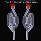 Гидрозатвор в одну сторону для дома, пластиковая, усиленная, воздушная пробка для спиртового брожения, проверочный клапан гидрозатвора