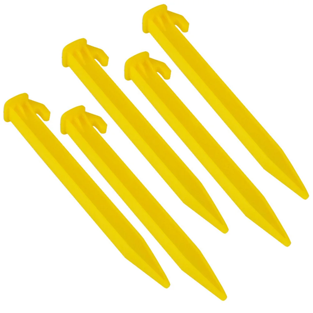 5pcs Tool Stake Tent Pegs Sports Caravan ABS Heavy Duty Equipment Outdoor Camping Awning Professional Hiking Portable |
