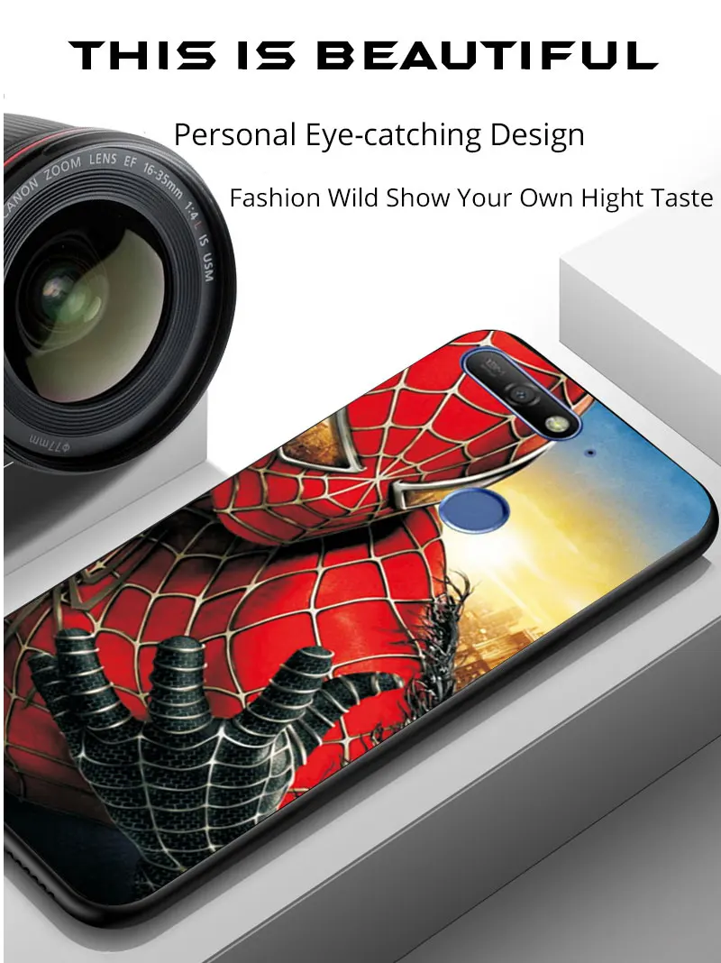 Чехол Marvel Hero для huawei Honor 7A 5,45 для huawei Honor 7A Pro, черный ТПУ, Железный человек, мягкий ТПУ для huawei Honor 7 A Pro, 5,7 дюйма