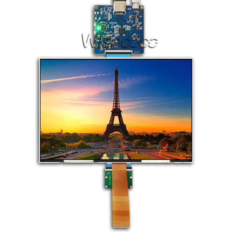 ЖК монитор Wisecoco 8 9 дюйма 2k 2560*1600 IPS плата драйвера MIPI для DIY DLP 3D принтера Raspberry PI 3 3b +