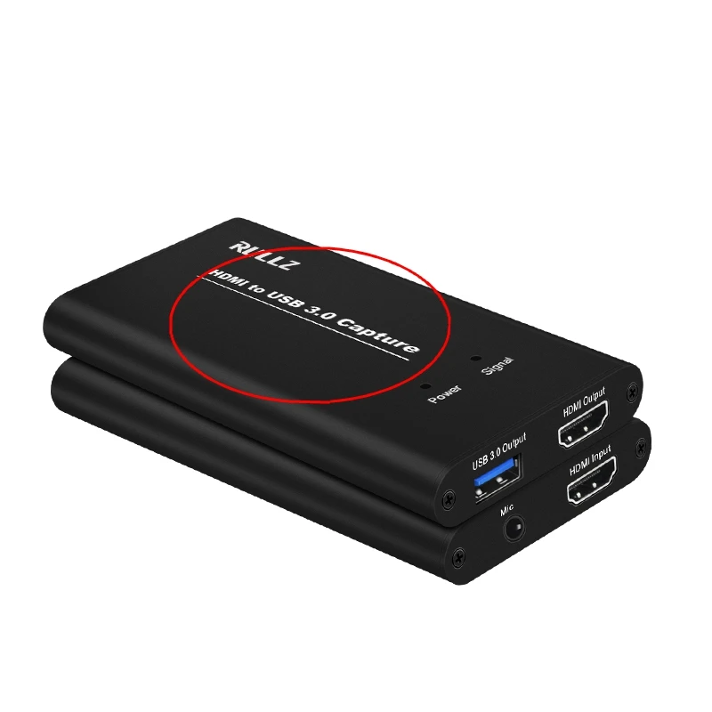 USB3.0 HDMI 4K 60Hz 1080P Карта видеозахвата HDMI к USB коробка для записи игровой потоковой передачи в реальном времени с микрофоном вход tv Out
