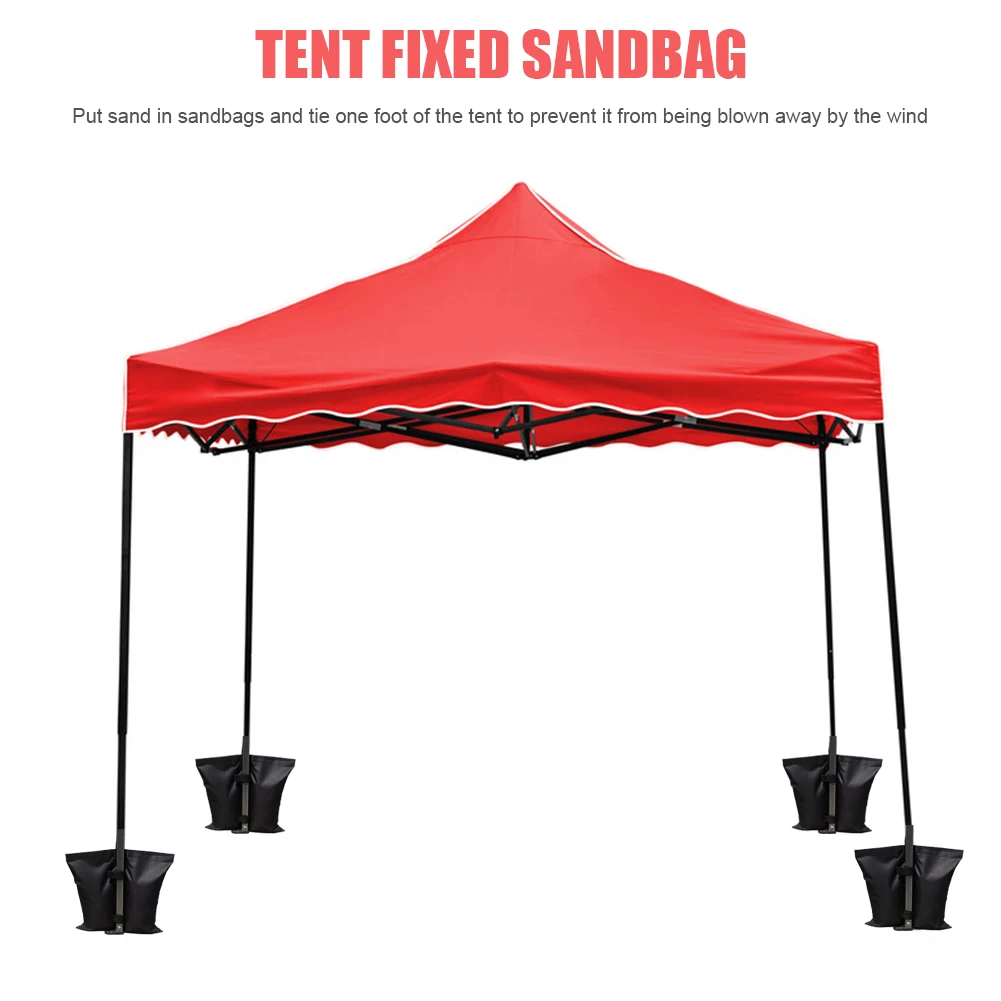

2pcs Outdoor Tent Weighted Sand Bag Camping Weight Tent Windproof Canopy Leg for Family Outdoor Camping AccessorY