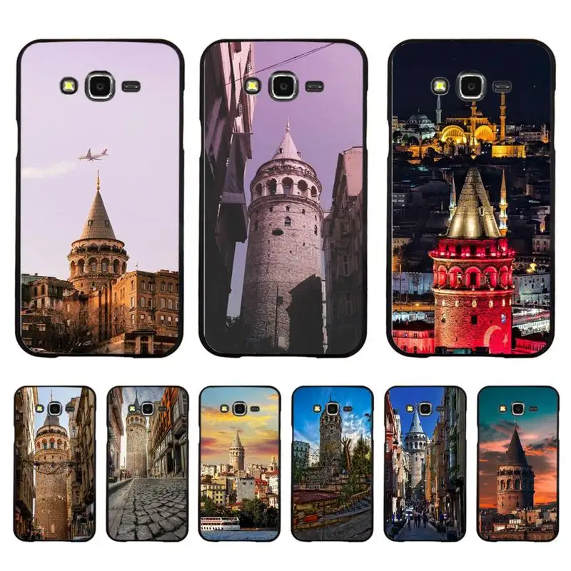 

Turkey Galata Kulesi Phone Case For Samsung Galaxy J 4plus J6 J5 J72016 J7prime cover for J7Core J6plus Back Coque