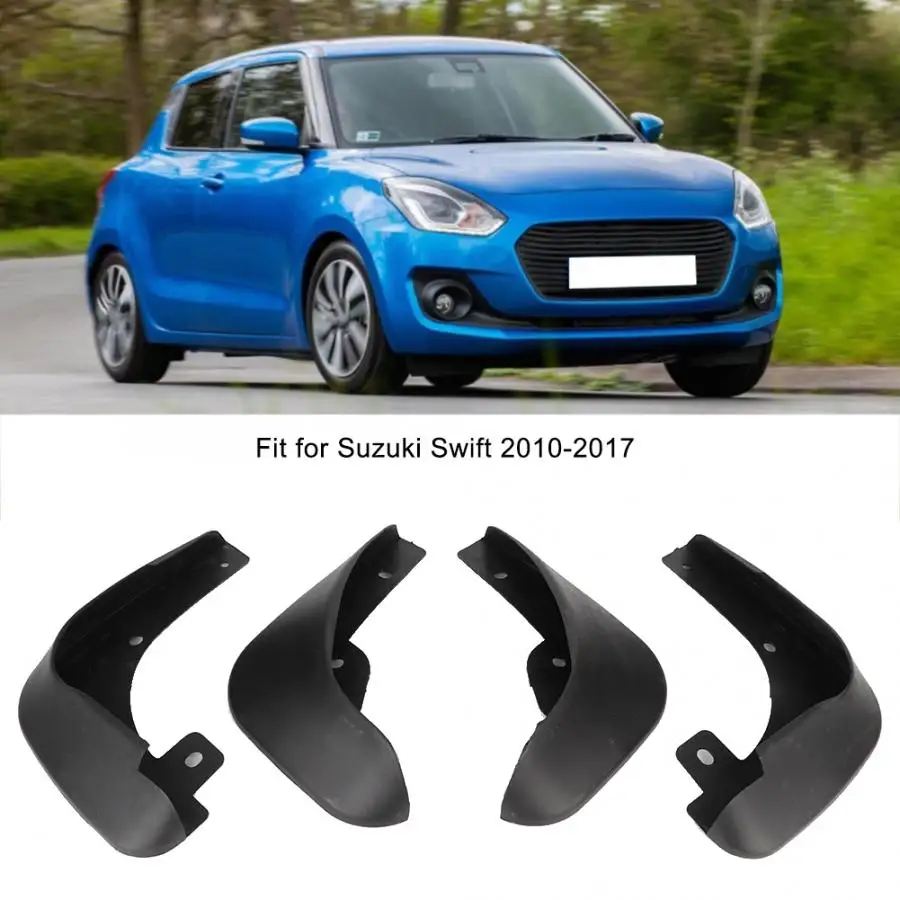 Car Mud Flaps Auto Mudflaps Mudguards Protector Kit Replacement Fit for Suzuki Swift 2011 2012 2013