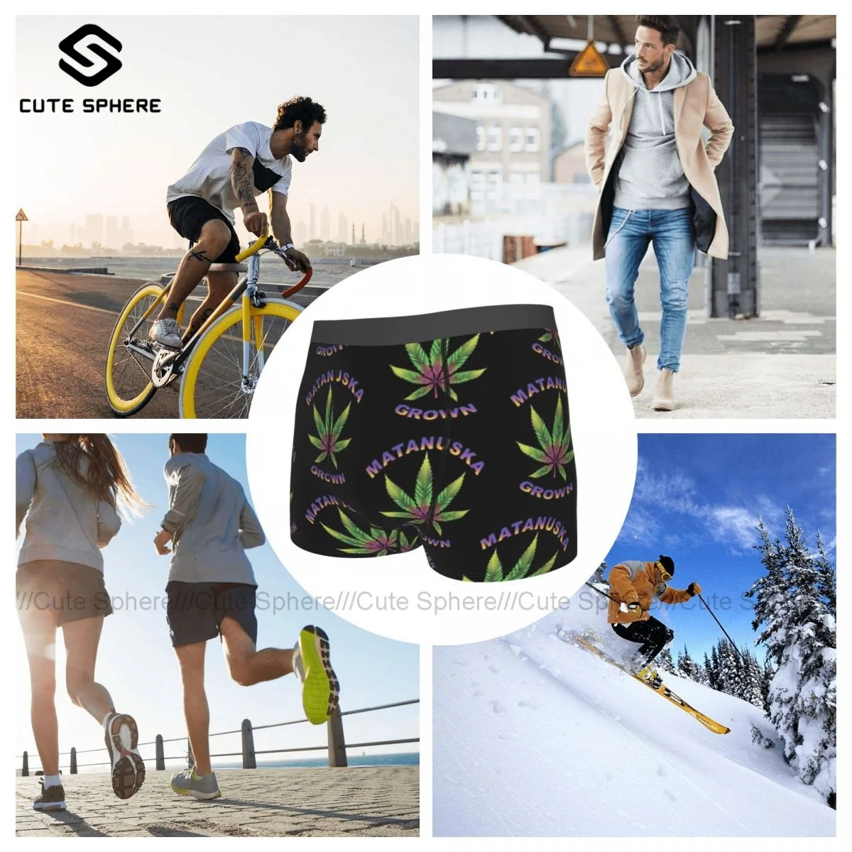 

Hemp Underwear Men Design Breathable Trunk Pouch Hot Polyester Boxer Brief