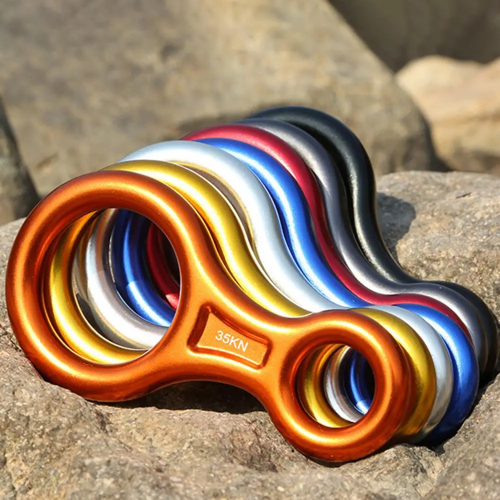 Практичный 8-образный спусковой прочный карабин высокопрочный Портативный 35 кН