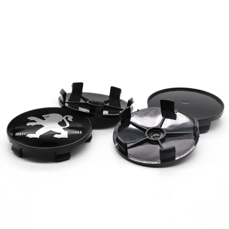 

4pcs 68mm car logo wheel center hub cover badge cover, used for PEUGEOT-logo car personality modification styling accessories