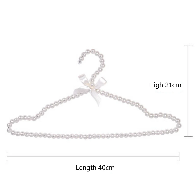 Белая жемчужина вешалка для одежды органайзер европейского магазина одежды шарф шкаф хранение платья женщины свадебная юбка вешалки.