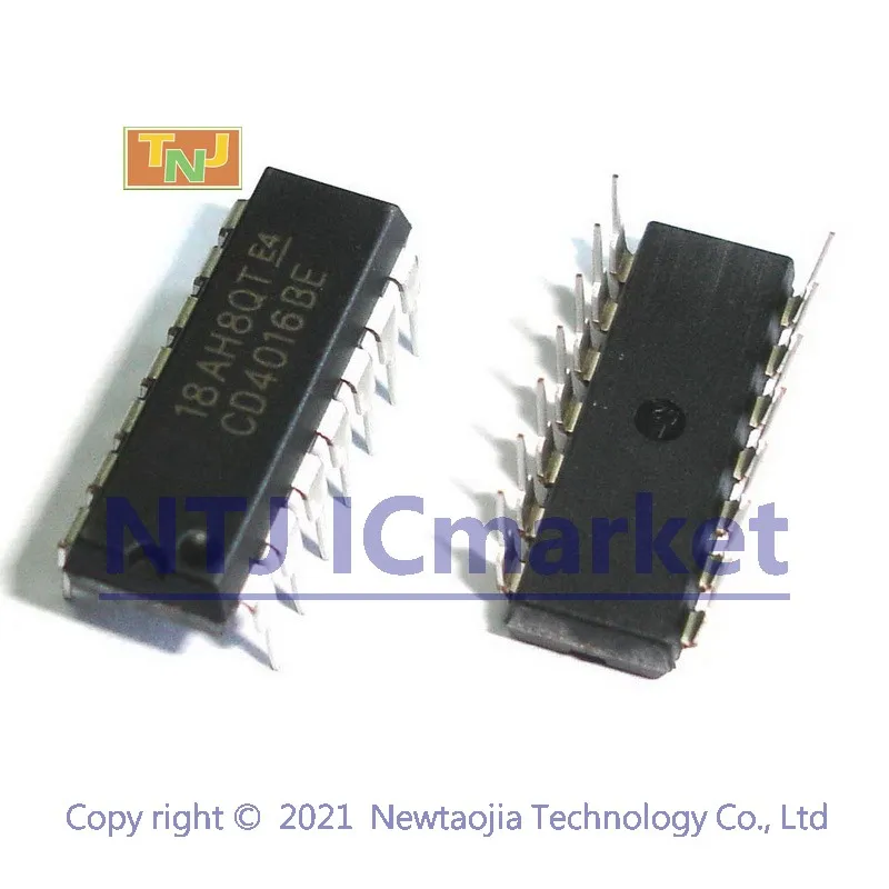 Двухсторонний переключатель CD4016BE DIP-14 CD4016 CMOS QUAD новый и оригинальный 10 шт. |