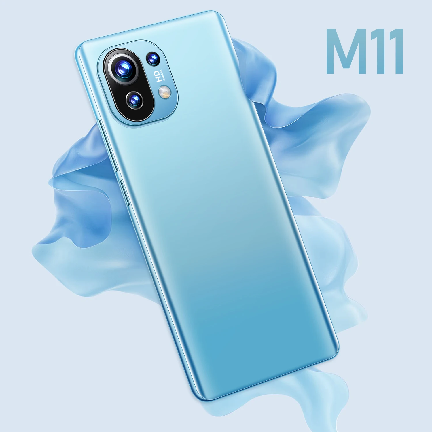 

New Arrival M11 Global 5G Mobile Cell Phone 6.1Inch Full Screen 1440*3200 24MP+32MP MTK6889 10Core 8+128GB 4800MAH Dual SIM Card