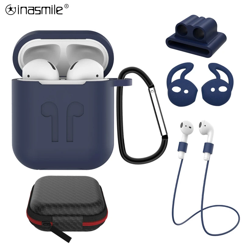 2/5PSC чехол s талреп карабин Защитный Чехол для AirPods наушники силиконовый MacBook Air