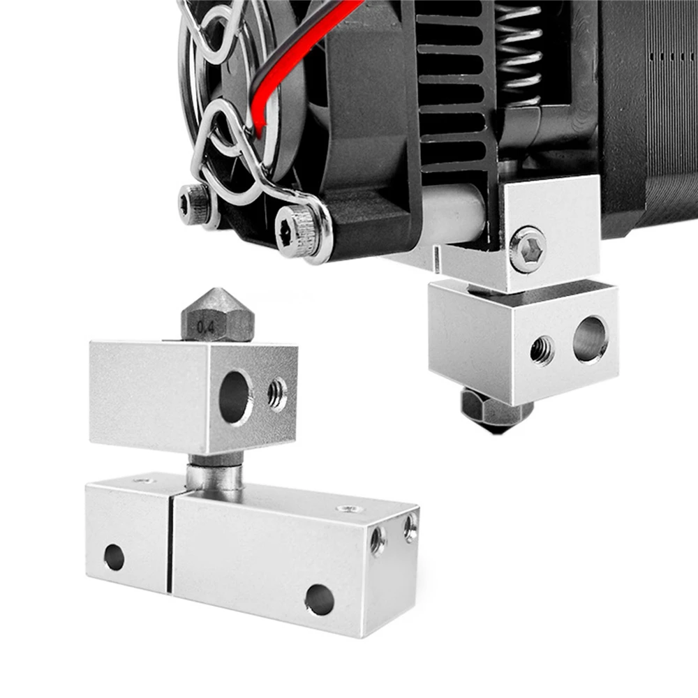 MK10 полностью металлический Горячий Конец комплект с охлаждающим нагревом Blcok 0 4
