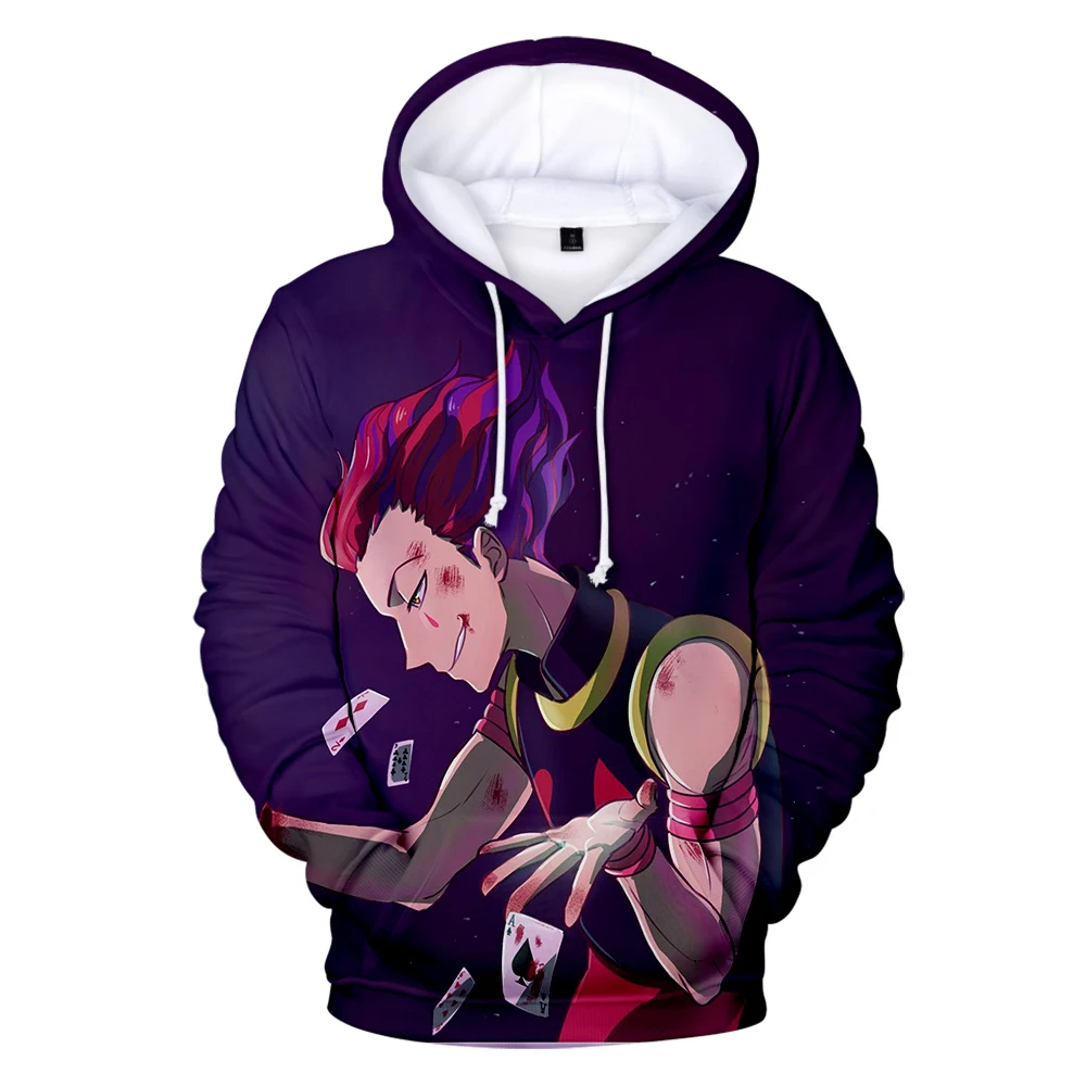 Толстовки с капюшоном редкими принтами HUNTER hisoka свитшоты со скидкой