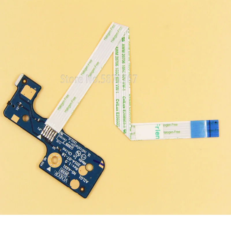 Заглушка для разъема питания ноутбука кнопка переключатель доска кабель Lenovo G70 Z70