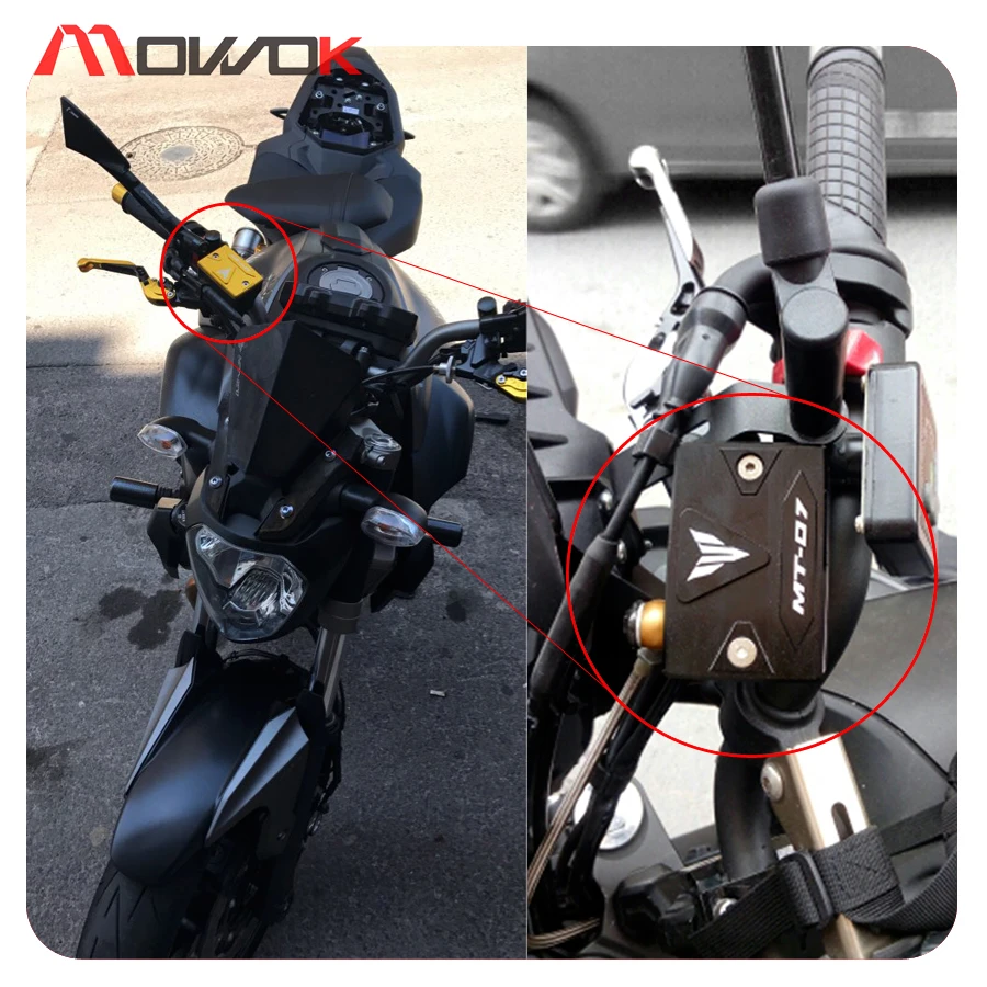 Передняя Крышка Резервуара тормозной жидкости для мотоцикла красная крышка YAMAHA