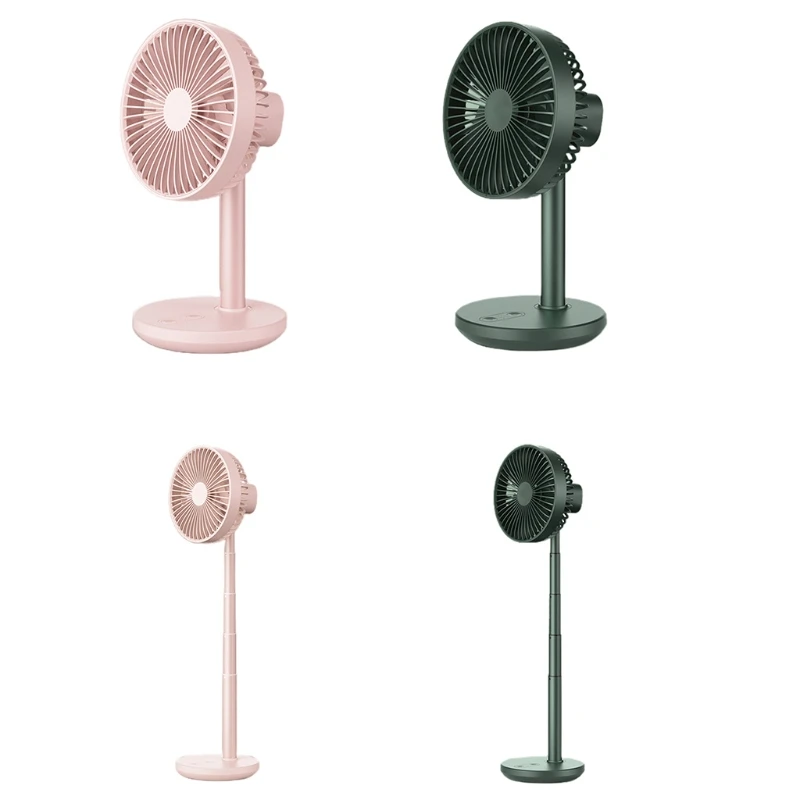 

Stand Fan Folding Portable Desk Fan with 8000mAh Rechargeable Battery 5 Speeds Quiet for Office Home Outdoor Camping