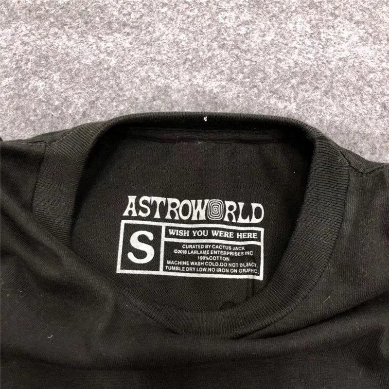 

Astroworld Travis N Scott Exclusive Housto Tee T-shirt Wen 1:1 Best Quality T shirts Top Tees Travis Scott T shirt