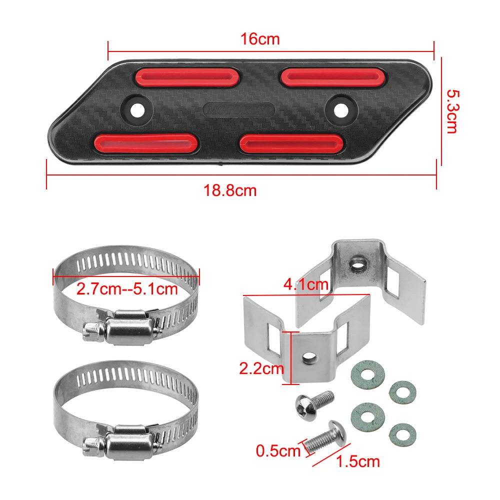 

Car Anti-scalding Guard Exhaust Heat Shield Protector for EXC SXF XC SX EXCF XCW 125 250 350 450 525 530 2019 2018 2017 2016