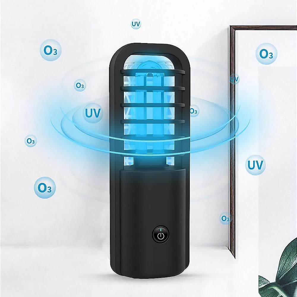 Многофункциональная УФ ультрафиолетовая лампа 360 градусов с USB бактерицидная