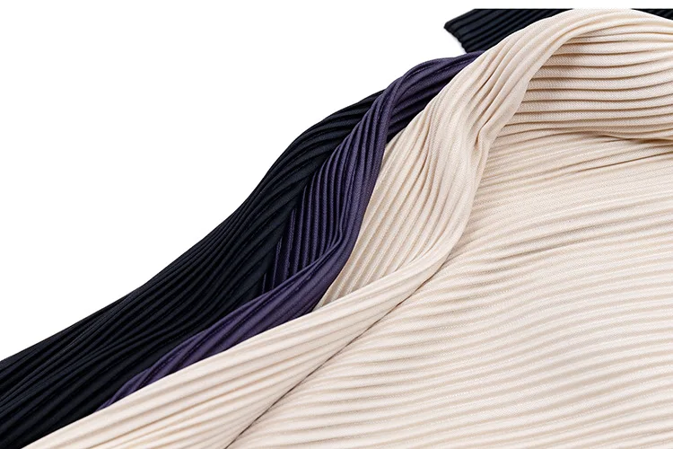 

IEFB Men's And Women's Pleated T-shirts Japanese Streetwear Fashion Casual Loose Contrast Color Tee Elastic O-neck Pullover Tops