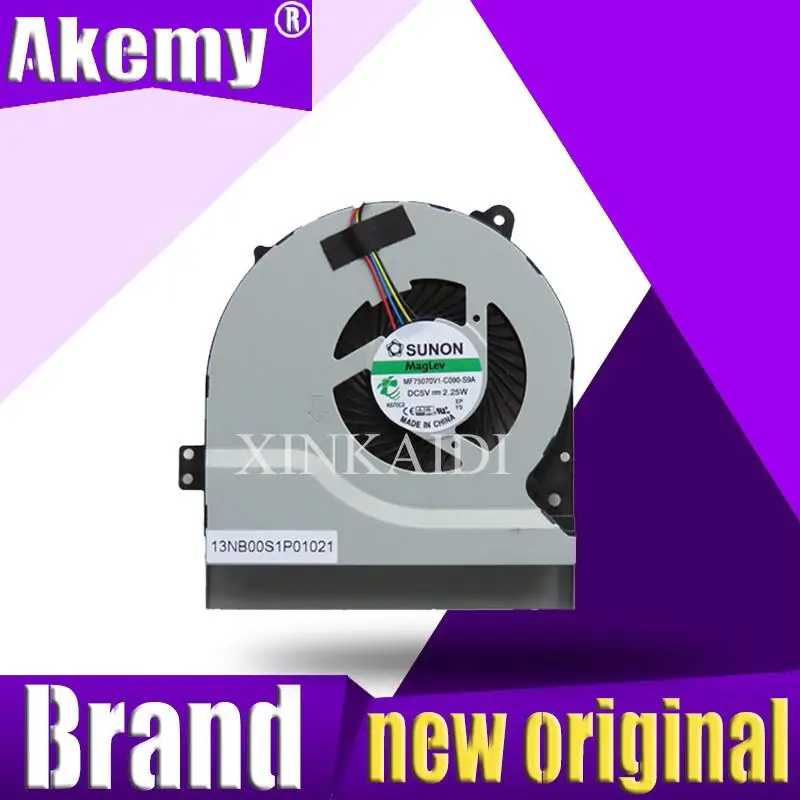 Новый оригинальный процессорного кулера для Asus Y481C X452C X450L X450LD K450L X450 X450C X450CC X550CA X450V