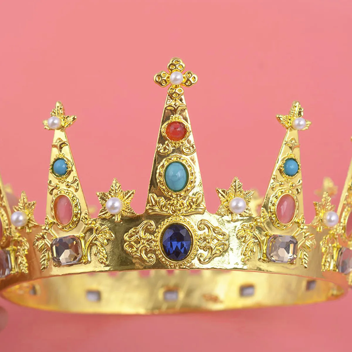 Барокко кристалл Винтаж королевская Королева Король диадема и короны