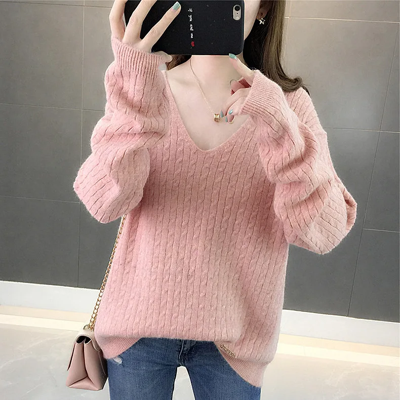 

Fall New Women Turtleneck Sweater Pullover Knitted Slim Sweaters Tops white