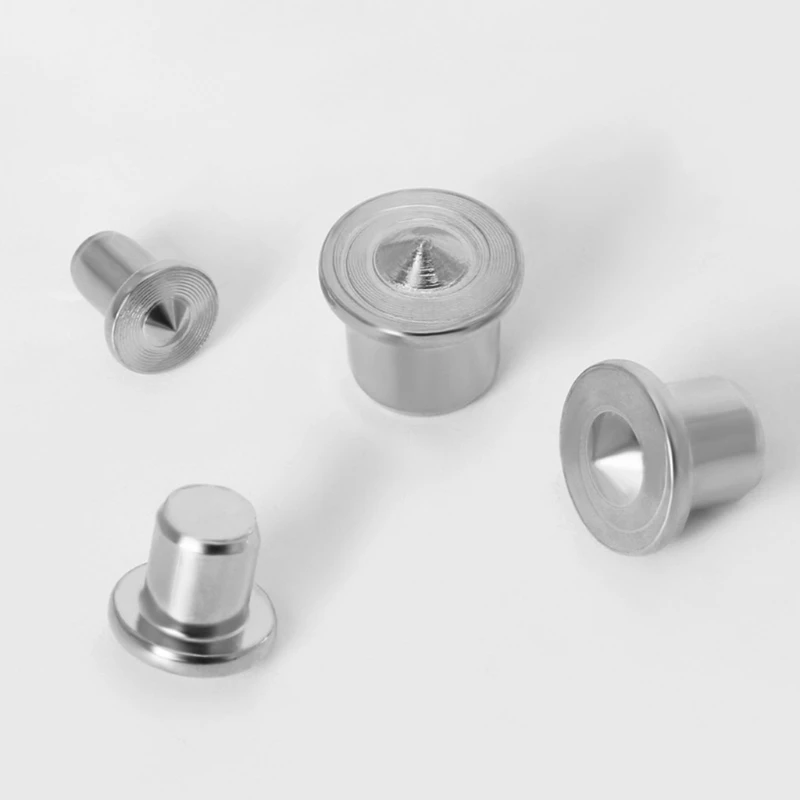

4x Dowel Pins Center Point Panel Furniture Positioning Carpentry Log Dowel Tips Round Log Pin Locator Wooden Pin Center