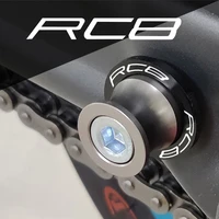 for rc8 2013 2014 2015 2016 2017 2018 2019 2020 motorcycle accessories swingarm spools slider stand screws slider protectorion
