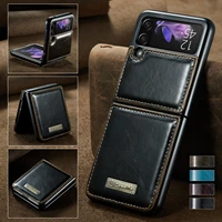 caseme 003 luxury pu leather case skin cover for samsung galaxy z flip3 5g fashion new phone back shell for galaxy z flip 3 5g